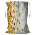 thumbnail image 1 of EREHome Maple autumn falling leaves Storage Basket Laundry Bag with Drawstring 18x24 Inch, 1 of 2