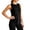 Black, variant on Women‘s Workout Tank Tops Sleeveless Racerback Quick Dry Athletic Shirts Blue L