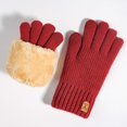 thumbnail image 4 of GPOECD Winter Gloves Men Knitted Touchscreen Thickened Windproof Outdoor Cold Proof Warm Mittens, 4 of 4