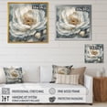 thumbnail image 4 of DESIGN ART Designart "White Blue Peonies Symphony Ii" Floral Peony Canvas Prints 16 in. wide x 16 in. high, 4 of 5