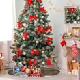 thumbnail image 4 of Coolnut Christmas Christmas Tree Skirt Home Decoration Large Round Christmas Tree Skirt for Holiday Party Home Christmas Day Ornaments,35.4", 4 of 6