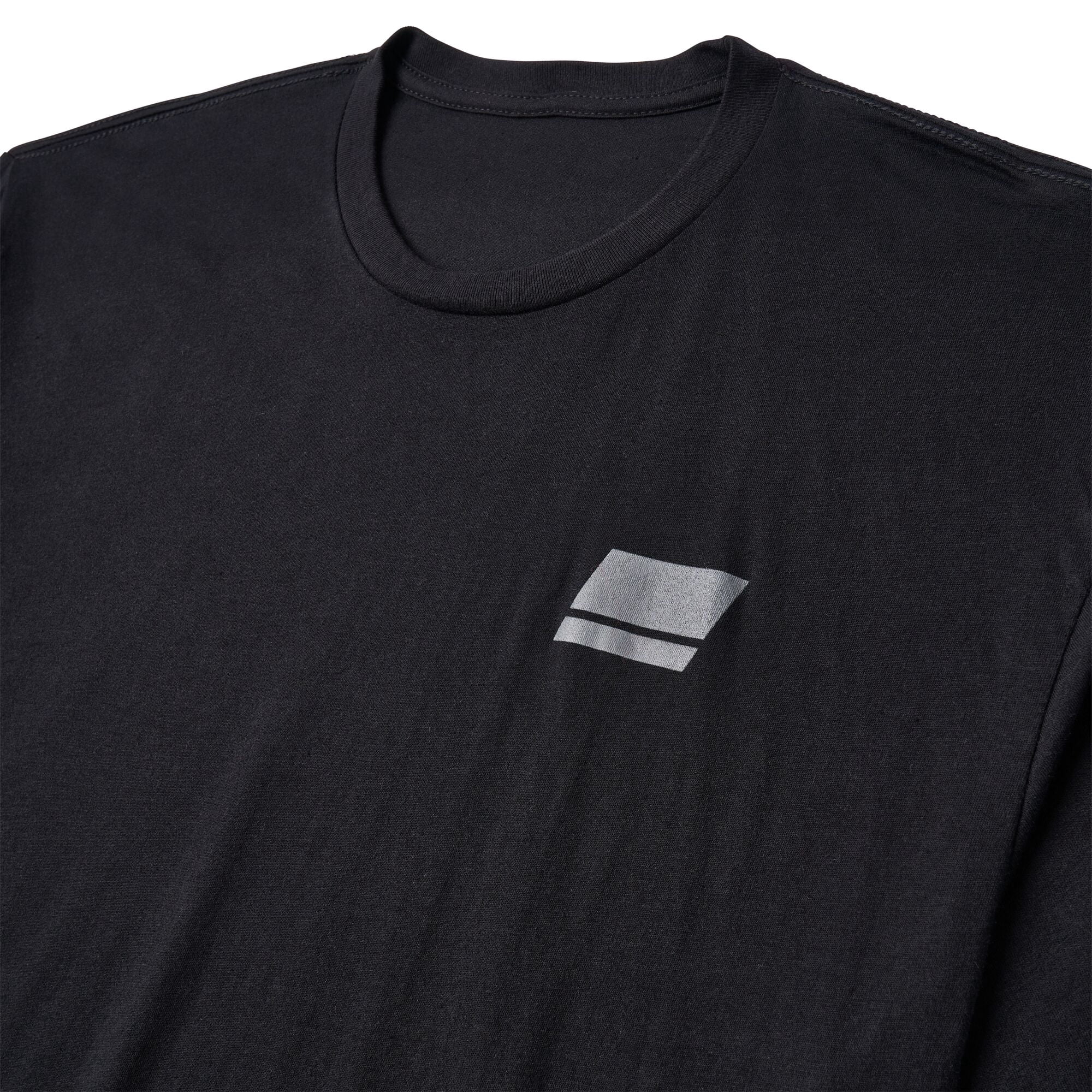 Abu Garcia Stacked Logo Tee, Black, Size M