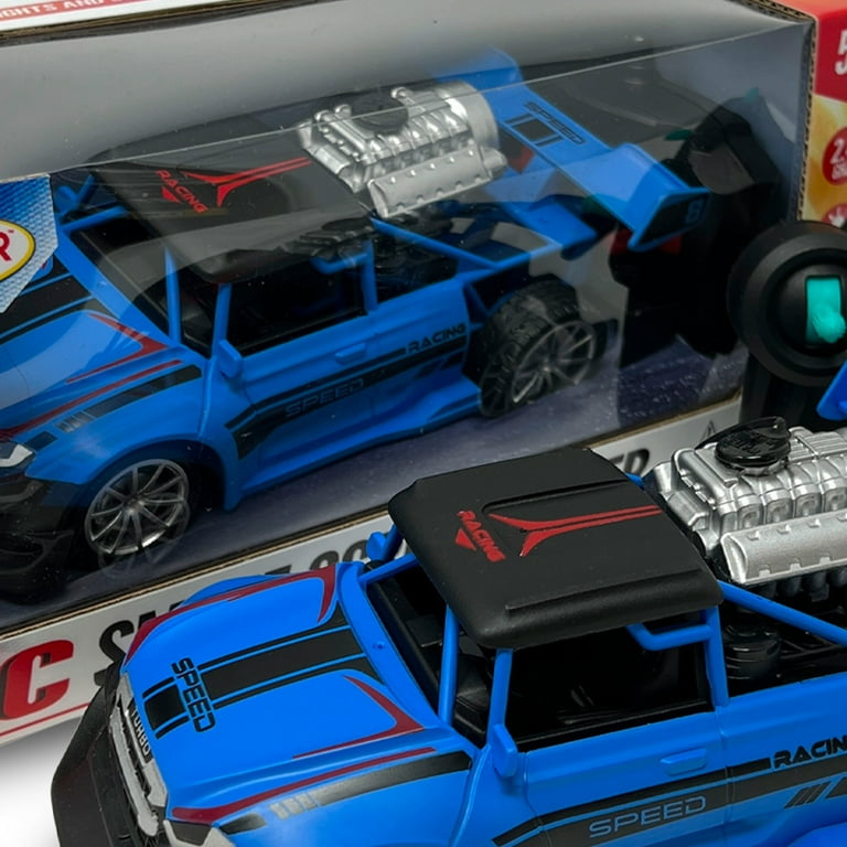 Hyper Drive RC Smoke Screen Racer Blue, Remote Control Car