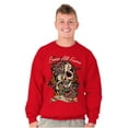 thumbnail image 3 of Erase All Fears Snake Skull Tattoo Sweatshirt for Men or Women Brisco Brands L, 3 of 6