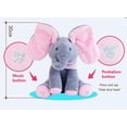 thumbnail image 5 of Juguete de peluche con forma de elefante al escondite para niños con canción infantil, 5 of 5