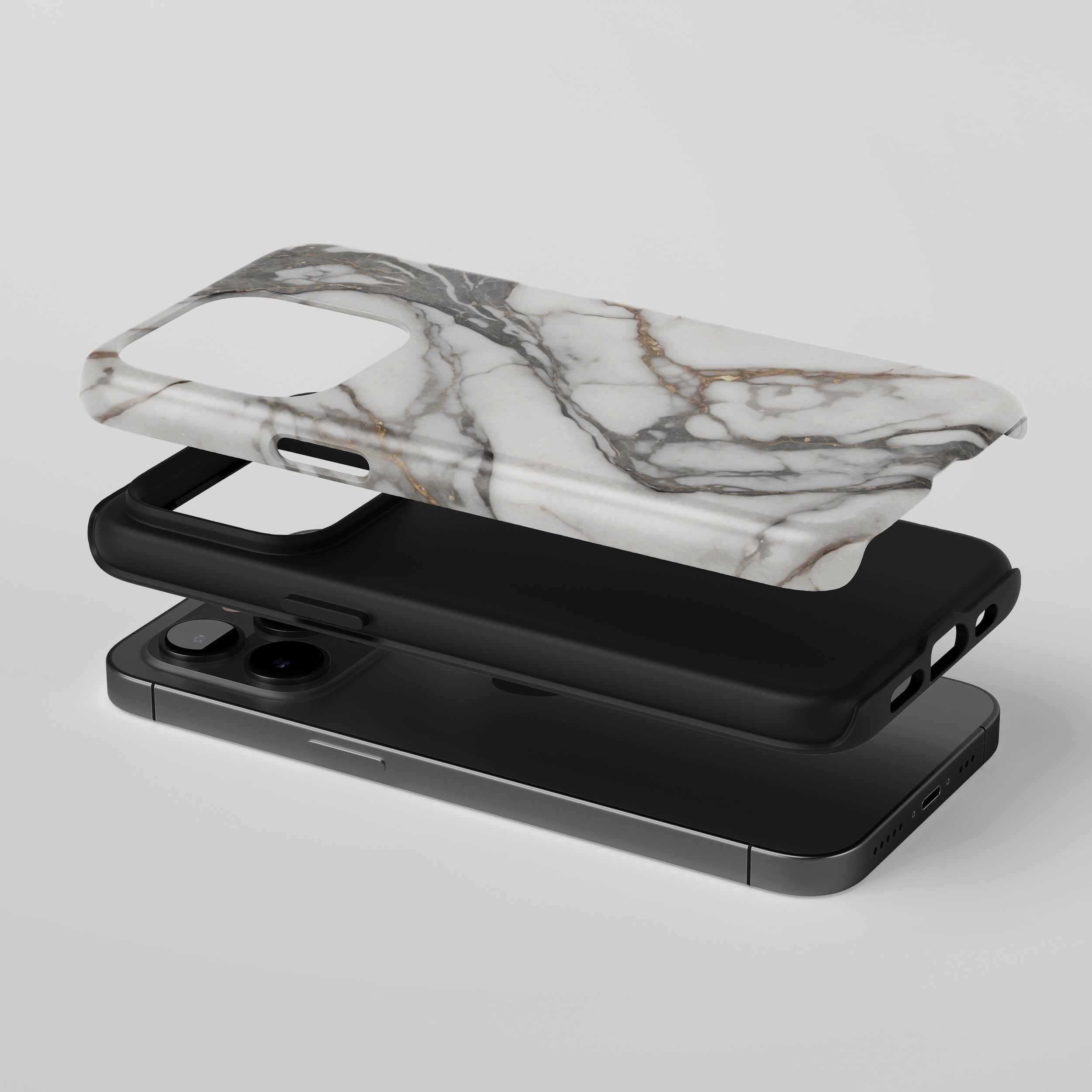 Marble Design for All iPhone Series Tough Phone Case