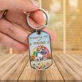 thumbnail image 3 of Wagging Tail Bull Terrier Celebrates Rainbow Pride Month LGBT LGBTQ+ Stainless Steel Keychain Bully Dog Lovers Gifts Idea Collar Charm Tag Keyring - 01003, 3 of 5