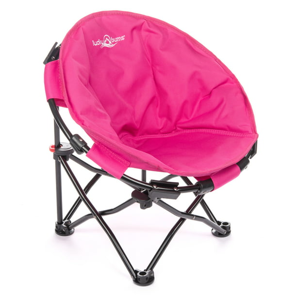 Lucky Bums Moon Camp Kids Adult Indoor Outdoor Comfort Lightweight Durable Chair with Carrying