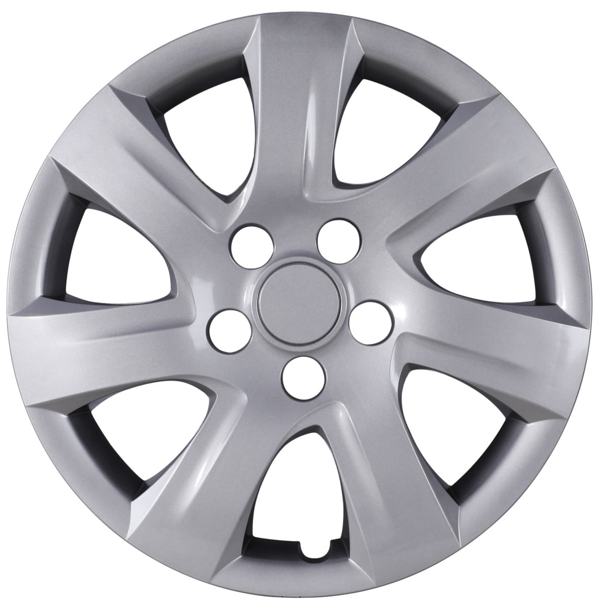 (4 Pack)16" Set of 4 Hubcaps Wheel Rims Cover for 2007-2011 Toyota Camry / Camry Hybrid Compatible with Steel Wheels Snap on Installation,Lacquer