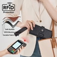 thumbnail image 3 of Wrangler Womens Wallet Small Rfid Blocking Wristlet Wallets Cute Bifold Ladies Wallet with Zipper Pocket, Black, 3 of 6