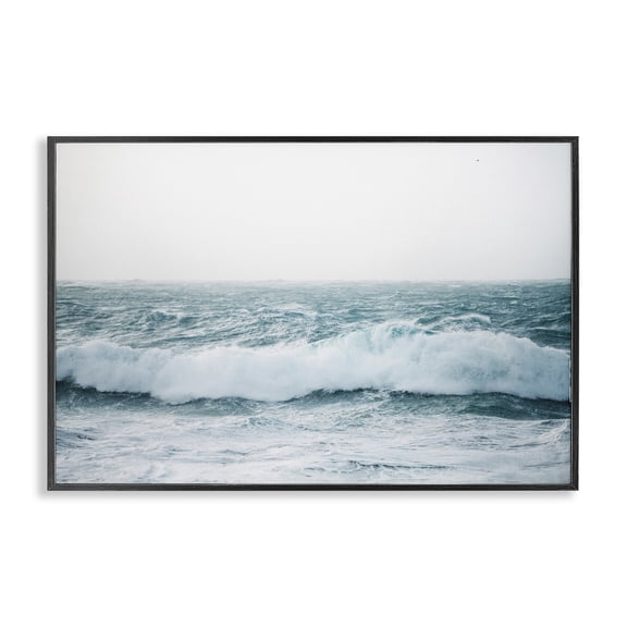 Stupell Industries Coastal Black Framed Giclee Art, 18 x 12, by Nataly White