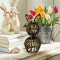 thumbnail image 6 of Rattan Bunny Statue, Easter Wicker Bunny Spring Decor, Wicker Easter Bunny Topiary Outside, Natural Rattan Hand-Woven Rabbit Easter Decorations for Home Farmhouse - 7.9inch, 6 of 6