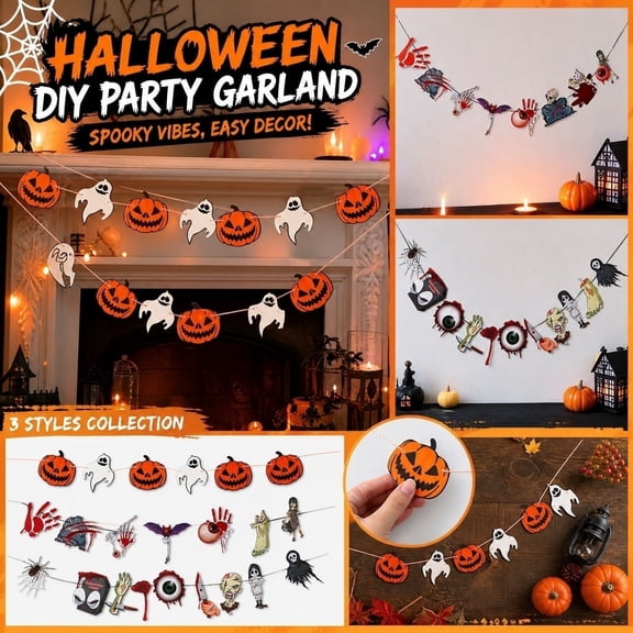 1 Pack Hanging Halloween Decorations 118 Inch Spooky Halloween Decor for Indoor Outdoor Halloween Party Decorations Halloween Ghost Decor for Home Mantel Door