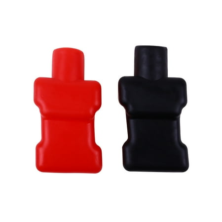 

JPGIF 2 pc Car Battery Negative Positive Terminal Covers Cap Boat Insulating Protector