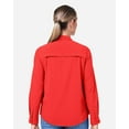 thumbnail image 3 of CORE365 CE510LW Women's Ultra UVP Long Sleeve Marina Shirt-Marina Red-S, 3 of 6