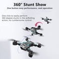 thumbnail image 3 of ABCPOW Drone with Camera for Adults Kids 1080P 8K HD Dual Camera Remote Control Drone RC Aircraft Quadcopter w/ 3 Batteries for Long Flight Mini Foldable Drone for Beginners Toys Gifts for Boys Girls, 3 of 12