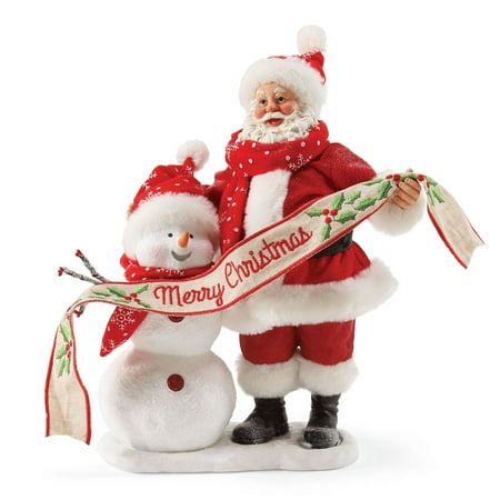 Traditions Snowman - Possible Dreams Christmas Traditions 4057125 In The Meadow Clothtique Santa and Snowman
