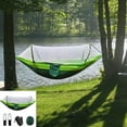 thumbnail image 4 of Ranliy Camping Hammock with Mosquito Net, Lightweight Hanging Hammocks Tree Straps Swing Hammock Bed for Outdoor Backpacking Backyard Hiking, 4 of 8