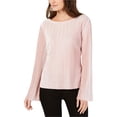 thumbnail image 1 of INC Blusa de terciopelo para mujer, rosa, grande, 1 of 2