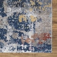 thumbnail image 2 of Concard Global Trading 72126 7 x 9 ft. Aloha Abstract Area Rug, Ivory, 2 of 4