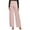 Pink, variant on RYRJJ Women's Wide Leg Palazzo Pants with Pockets Belted High Waist Loose Casual Flowy Long Trousers Business Work Slacks Pants(Black,L)