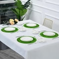 thumbnail image 5 of SKYSONIC St. Patrick's Day Lucky Clovers Round Placemats for Dining Table Non-Slip Heat-Resistant Polyester Table Mats 4 pack Washable Table Mats for Kitchen Dining Table Decoration, 5 of 5