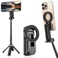 thumbnail image 5 of Magnetic Mini Bluetooth Selfie Stick with Multifunctional Storage for Stabilized Shooting and Live Streaming, Made of ABS and Stainless Steel, 5 of 8