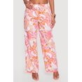 thumbnail image 3 of Women's Printed Poplin Wide Leg Pants, 3 of 4