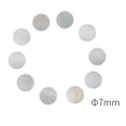 thumbnail image 3 of serony 10 Pieces Guitar Dots White Shell Inlay Dots for Guitar Ukulele Parts 7mm, 3 of 9