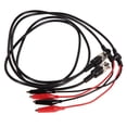 thumbnail image 1 of Cables de sonda de prueba de osciloscopio con pinza de cocodrilo Q9 a doble 110cm BNC 2 uds, 1 of 3