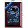 thumbnail image 3 of MLB New York Yankees - Neon Helmet 23 Wall Poster, 22.375" x 34" Framed, 3 of 6