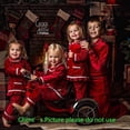 thumbnail image 5 of Pijamas navideños familiares a juego para niños, madres, mujeres y hombres, conjuntos de pijamas de terciopelo rojo y verde, ropa de diseño de lujo para niños y niñas, 5 of 5