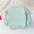 thumbnail image 4 of MQLKF Toddler Boys Girls Pullover Fleece SweaT-shirt Children's Solid Color Plus Babies Color Top Coat Girls Tops Cute Cozy Beautiful Girls Tops, 4 of 4