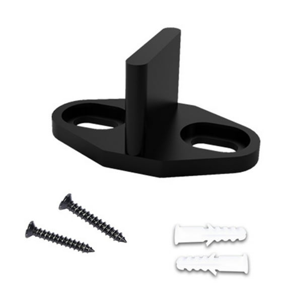 Guides Barn Door Guides Adjustable Black Carbon Steel Floor Guide For Sliding Door Guide Wall/Door Bottom Brand New