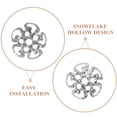 thumbnail image 3 of HEALEEP 800Pcs Silver Flower Bead Caps with Snowflake Hollow Pattern for Crafting Bracelets and Necklaces, 3 of 6