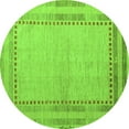 thumbnail image 1 of Ahgly Company Indoor Round Abstract Green Modern Area Rugs, 7' Round, 1 of 4