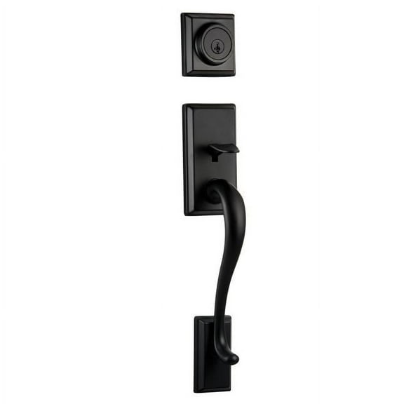 Kwikset 802HELIP-514 Hawthorne Handleset in Iron Black