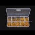 thumbnail image 2 of Lixada Lixada 600pcs High Carbon Steel Barbed Fishing Hooks, 10 Sizes (#3-#12), Golden Finish, Compact Storage Box Included, 2 of 7