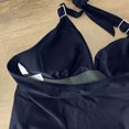 thumbnail image 5 of Wancir Women's Bikini Sets Women's Split High Waisted Solid Color Swimsuit Conservative and Fashionable Bikini Swimsuit, 5 of 6