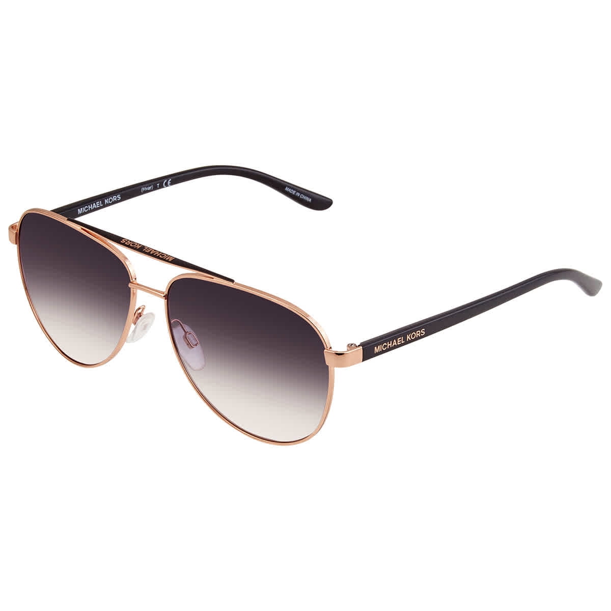 Michael Kors HVAR Grey / Rose Gradient Pilot Ladies Sunglasses MK5007  109936 59 
