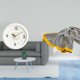 thumbnail image 2 of Reloj de pared decorativo, moderno y elegante, redondo, silencioso, sin , tejido a mano, con fibras acrílicas, ideal para sala de estar., 2 of 8