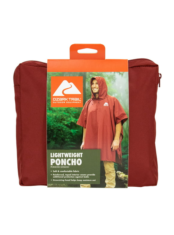 Ozark Trial Adult One Size Fits Most Lightweight Poncho 1 Count