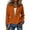 A1 Orange, variant on Women's Ribbed Knit Zip Up Jacket, Denim Collar Cuff Patchwork Cardigan, Casual Long Sleeve Bomber Coat for Fall Winter Work, Vacation and Daily Wear White S