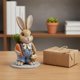 thumbnail image 5 of predolo Figurita de Conejo de Resina Diseño Adorable Figura de Conejito Decorativa para Escritorio, 5 of 10