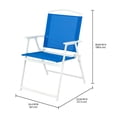 thumbnail image 3 of Mainstays Albany Lane 3-Piece Outdoor Bistro Set, Blue/White, 3 of 7