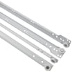 thumbnail image 2 of Hickory Hardware P1700-22-W-5B 22 in. Bottom Mount Drawer Slide, White - Pack of 5, 2 of 6