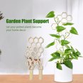thumbnail image 3 of Mistaha Plant Support Wood Plant Climbing Frame Garden Flower Support 12 Inch Tomato Trellis for Climbing Vegetables Small Plant Flower, 3 of 8