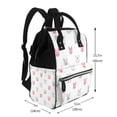 thumbnail image 2 of Disketp Girl Rabbit Mochila de Pañales de Gran Capacidad con Múltiples Bolsillos, Mochila de Viaje Multifuncional para Bebé, Unisex, Moderna y Resistente, 2 of 6