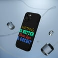 thumbnail image 5 of DistinctInk Tough Case for Apple iPhone 13 MINI (5.4" Screen), Compatible with MagSafe Charging - Anything Better Than Lies, 5 of 6