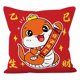 thumbnail image 1 of Funda de almohada Taotanxi 2025 del Año de la Serpiente, con letras supersuaves para sofá, dormitorio y reposacabezas., 1 of 7